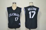 Colorado Rockies Todd Helton #17 sleeveless black mlb jersey