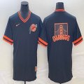 San Francisco Giants blank blue majestic baseball jerseys big logo-BD 01