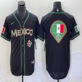 2023 World Cup Mexico blank black new majestic MLB baseball Jerseys-BD 52