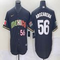 2023 World Cup Mexico #56 Randy Arozarena black majestic baseball jerseys 32