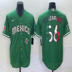 2023 World Cup Mexico #56 Randy Arozarena green majestic baseball jerseys 28