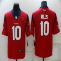 Nike Houston Texans #10 Davis Mills red Color Rush Limited Jersey-BD