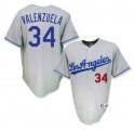 Los Angeles Dodgers #34 VALENZUELA gray jerseys