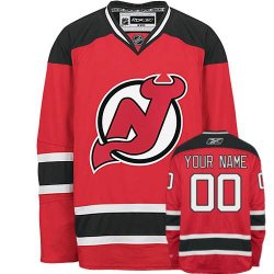 Reebok New Jersey Devils Customized Red Home Authentic Man NHL Jersey