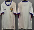 2024-2025 France team thailand version white soccer jerseys away