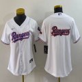 Youth Nike Texas Rangers blank white majestic baseball jerseys 02