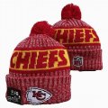 2024 Kansas City Chiefs red NFL Sports Cuffed Knit Hats 01