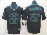 Nike Panthers #22 Christian McCaffrey Lights Out black Color Rush Limited Jersey