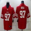 Nike San Francisco 49ers #97 Nick Bosa red Color Rush Limited Jersey-BD