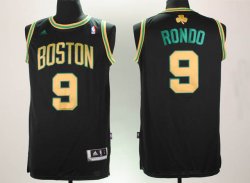 Revolution 30 Swingman Celtics 9 Rondo black nba jersey