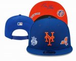 2023 New York Mets blue MLB Snapback Hats-YD