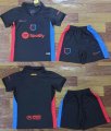 2024-2025 Barcelona club black Kid soccer jerseys away