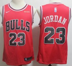 Youth Nike Chicago Bulls 23# jordan red basketball jersey-S8