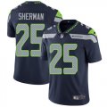 Seattle Seahawks 25 Richard Sherman blue Color Rush Limited Jersey