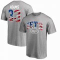 Jamal Adams New York Jets NFL Pro Line by Fanatics Branded Banner Wave Name & Number T-Shirt â€“ Heather Gray