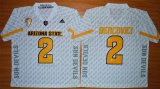 Arizona State Sun Devils Mike Bercovici 2 Desert Ice NCAA Football Jersey - White