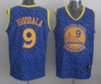 Golden State Warriors IGUODALA 9 blue Decorative pattern NBA Jerseys