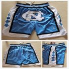 North Carolina skyblue basketball shorts with Pocket-LT