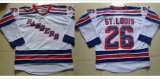 Reebok New York Rangers ST.LOUIS 26# white hockey jerseys