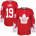 Custom 2017 Toronto Maple Leafs #19 Joffrey Lupul red hockey jersey