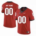 Custom Georgia Bulldogs red College Football Limited Jersey