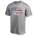 Men's Baltimore Ravens Pro Line by Fanatics Branded Heathered Gray Big & Tall Banner Wave T-Shirt