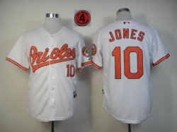 Baltimore Orioles #10 Adam Jones white Hall OF FAME patch new MLB Jerseys