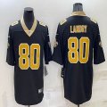 Nike New Orleans Saints #80 Jarvis Landry black Color Rush Limited Jersey