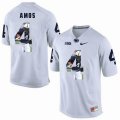 Custom Penn State #4 Adrian Amos white fashion college football jersey