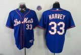 New York Mets #33 Matt Harvey Blue new MLB Jerseys