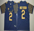 2016 Oregon Ducks Spring Game Mighty Oregon 2 Weebfoot 100th Rose Bowl Game Elite Jersey - Navy