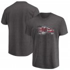 Kansas City Chiefs Majestic Big & Tall Fierce Intensity T-Shirt â€“ Heathered Charcoal