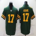 Nike Green Bay Packers #17 Davante Adams Green Color Rush Limited Jersey-BD