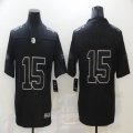 Nike Kansas City Chiefs #15 Patrick Mahomes black Color Rush Limited Jersey Commemorative Edition-BD