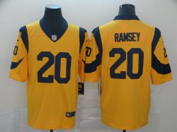 Nike Rams #20 Jalen Ramsey Yellow Color Rush Limited Jersey