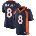 Nike Denver Broncos #8 McManus blue color Rush Limited Jersey