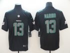 Nike Miami Dolphins #13 Dan Marino black fashion Color Rush Limited Jersey-BD