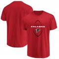 Atlanta Falcons Majestic Maximized Crew Neck T-Shirt â€“ Red