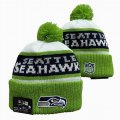 2024 Seattle Seahawks green dark blue white NFL Sports Cuffed Knit Hats