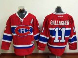 Reebok Montreal Canadiens Brendan Gallagher 11# red NHL hockey jerseys