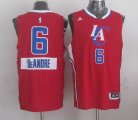 Los Angeles Clippers #6 Deandre Jordan red NBA Christmas Jerseys