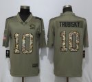 Nike Chicago Bears #10 Mitchell Trubisky green USA flag Color Rush Limited Jersey-ZH