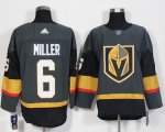 Adidas Vegas Golden Knights #6 Colin Miller gray hockey Jersey