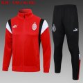 2023-2024 AC Milan club red black soccer jackets with long shorts A700