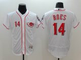 2016 Cincinnati Reds Pete Rose 14# white Flexbase Authentic Collection Jersey