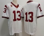 USC Trojans Jersey #13 Caleb Williams white college football jerseys-XST