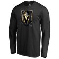 Men's Vegas Golden Knights Fanatics Branded Black Midnight Mascot Long Sleeve T-Shirt