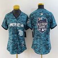 Youth American League Tampa Bay Rays Nike Teal 2023 MLB All-Star Game Jersey 01