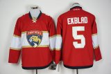 2016 Florida Panthers #5 Aaron Ekblad Red NHL Jersey