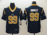 Nike Rams #99 Aaron Donald dark blue Color Rush Limited Jersey-BD